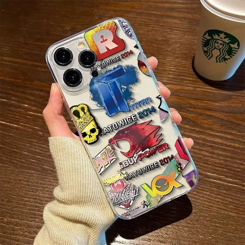 Case iPhone CS2 Adesivos Titans