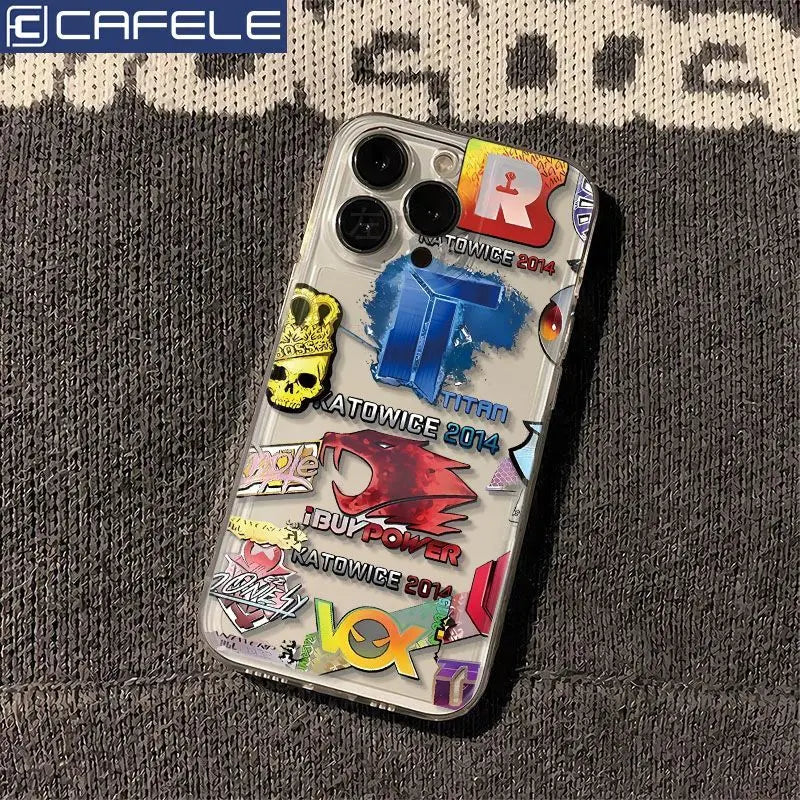 Case iPhone CS2 Adesivos Titans