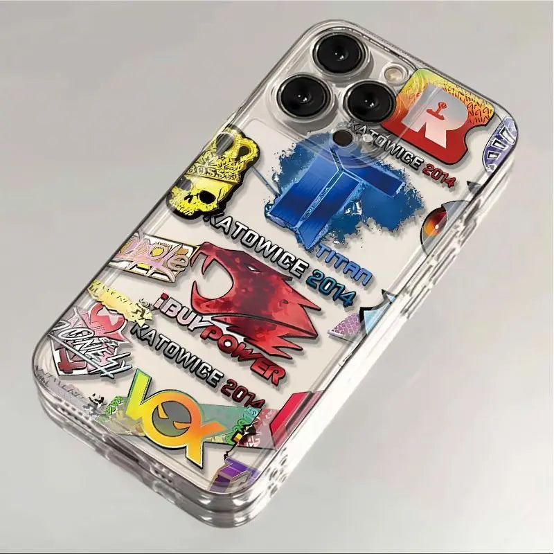 Case iPhone CS2 Adesivos Titans